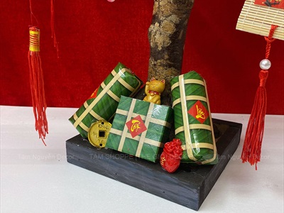 Cây Mai Đào thân gỗ để bàn [Tỉ mỉ - Nhẹ] C50cm CAYCANH-TET-01